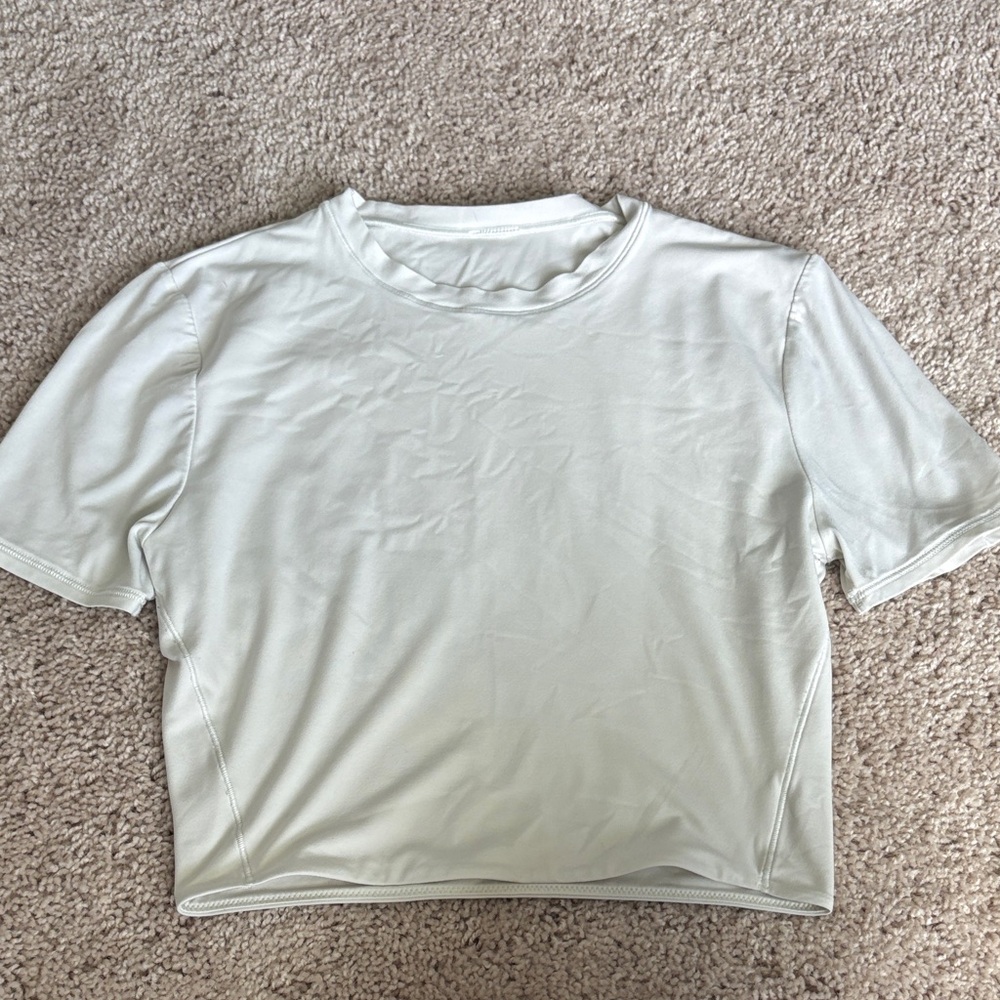 lululemon Wundermost Cropped SS
